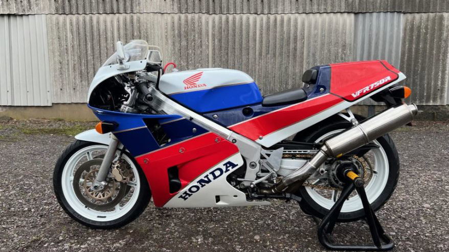 Honda VFR750R RC30; credit - Iconic Auctioneers